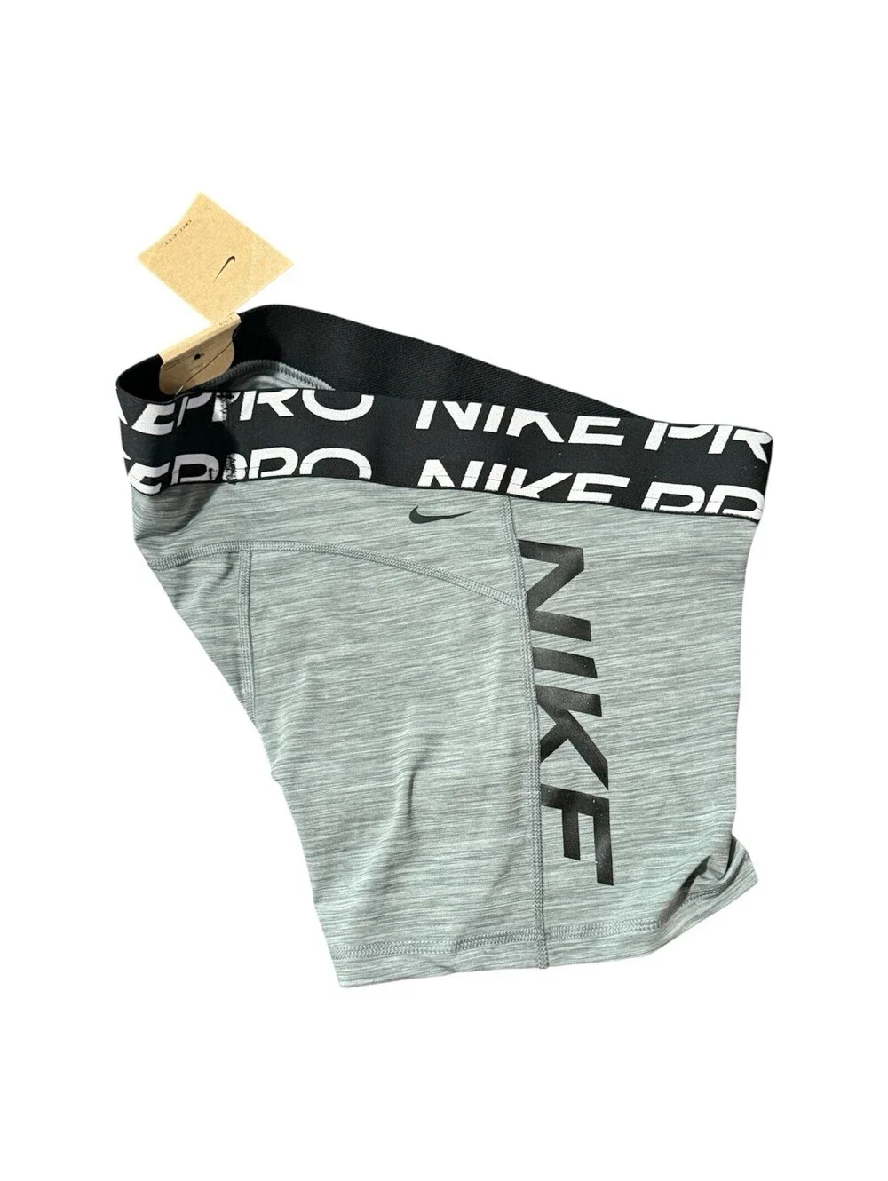 Nike Pro Women 3” Compression Shorts Tight Fit Mid Rise DD6265-084 Size Large